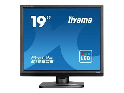 Iiyama ProLite E1980S-B1 TN Monitor 19" 1280x1024 with Response Time 3ms GTG view 2