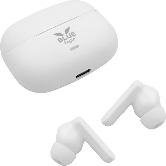 Blue Eagle BE-TWS-10 In-ear Bluetooth Handsfree Earphones with Charging Case White — вид 2