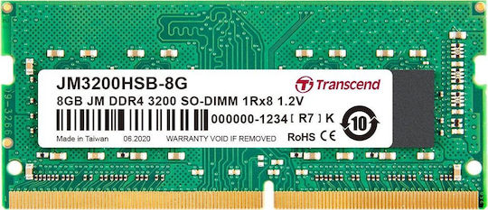 Transcend DDR4 with Module 1x16GB and Speed 3200 for Laptop JM3200HSB-16G view 3