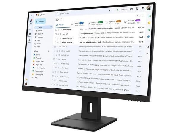 Lenovo ThinkVision E27-40 IPS Monitor 27" FHD 1920x1080 with Response Time 4ms GTG view 3