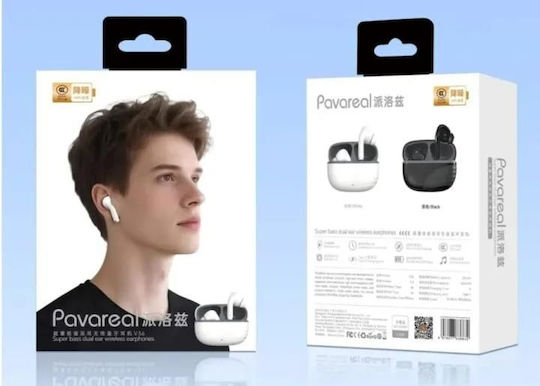 Pavareal In-ear Bluetooth Handsfree Earphones with Charging Case Black view 2