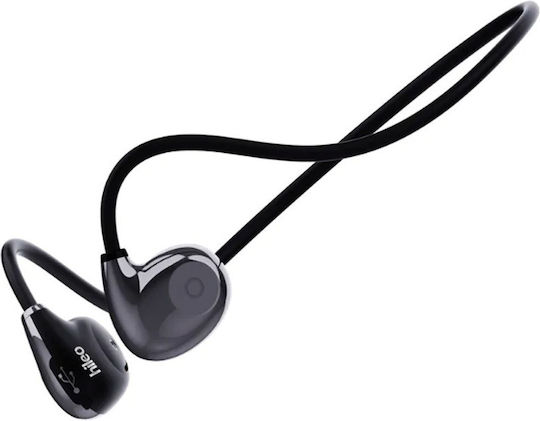 Hileo hi72 Bone Conduction Bluetooth Handsfree Earphones with Sweat Resistance Black