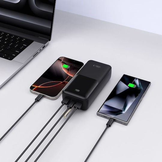 Tech-Protect PB03 Power Bank 30000mAh 22.5W with 2 USB-A Ports and USB-C Port Black view 8