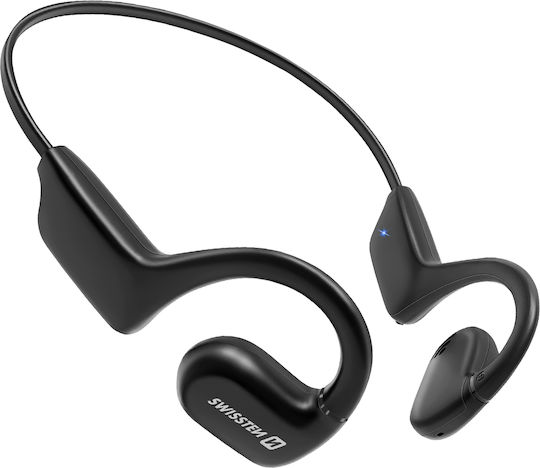 Swissten Gym Open Ear Bluetooth Handsfree Earphones with Sweat Resistance Black view 2