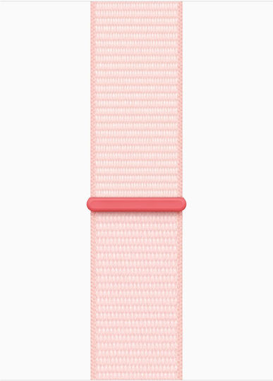 Apple Watch Series 9 Cellular Aluminium 41mm Waterproof with eSIM and Heart Rate Monitor (Pink with Light Pink Sport Loop) view 3