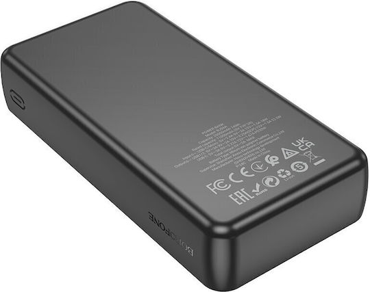 Borofone BJ56A Power Bank 20000mAh 22.5W Black view 3