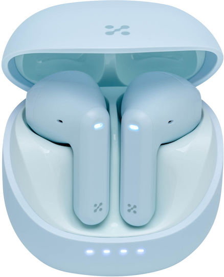 XTW300B In-ear Bluetooth Handsfree Headset with Charging Case Blue – vizualizare 5