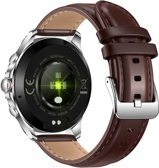 DAS.4 SQ22 Smartwatch with Heart Rate Monitor (Brown) view 5