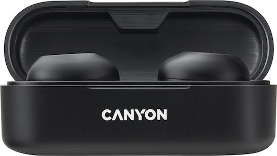 Canyon CNE-CBTHS1B In-ear Bluetooth Handsfree Earphones with Sweat Resistance and Charging Case Black view 6