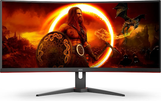 AOC CU34G2XE Ultrawide VA HDR Curved Gaming Monitor 34" QHD 3440x1440 144Hz with Response Time 4ms GTG view 1