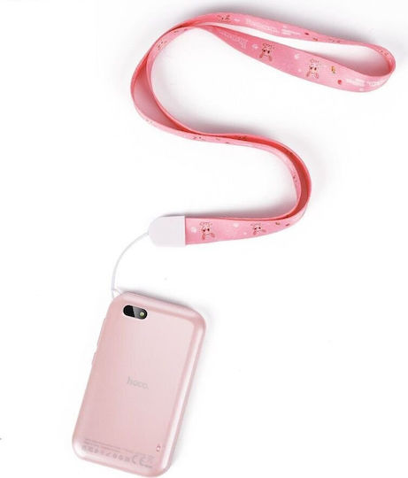Hoco Y102 Children Phone Single SIM (4GB) Mobile Pink view 2