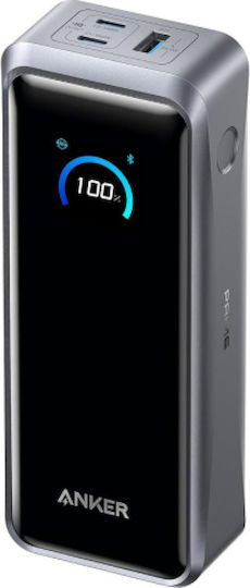 Anker Power Bank 26250mAh 300W with USB-A Port and 2 USB-C Ports Black