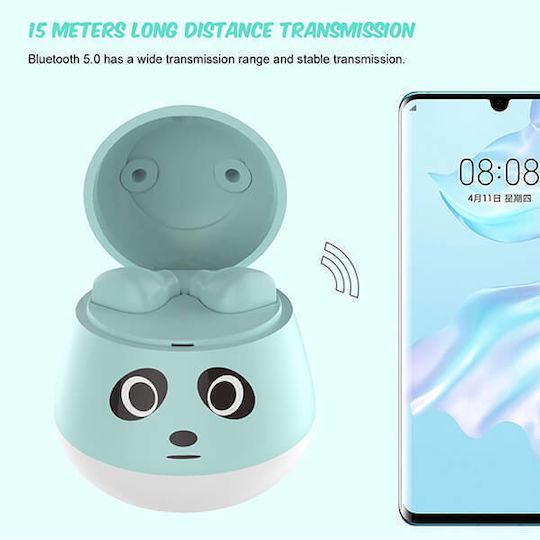 ZTX T7 Earbud Bluetooth Handsfree Earphones with Charging Case White view 3