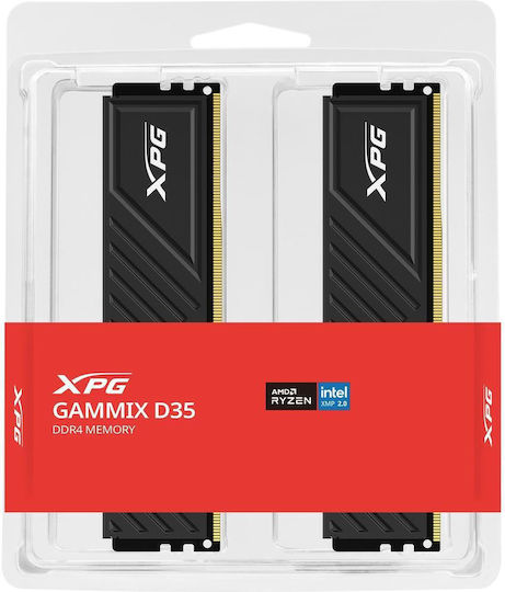Adata Gammix D35 DDR4 16GB RAM with 2x8GB Modules and Speed 3200 for Desktop AX4U320016G16A-DTBKD35 view 5