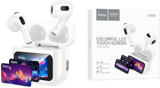 Hoco EW81 Earbud Bluetooth Handsfree Earphones with Sweat Resistance and Charging Case Transparent view 8