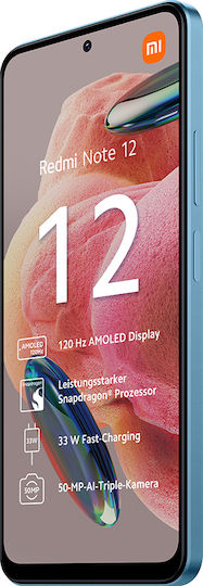 Xiaomi Redmi Note 12 4G Dual SIM (6GB/128GB) Ice Blue view 4