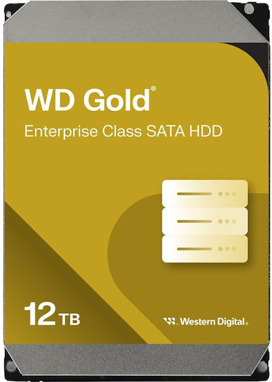 Western Digital Gold 12TB HDD Hard Drive 3.5" SATA III 7200rpm with 512MB Cache for Server WD122KRYZ view 5
