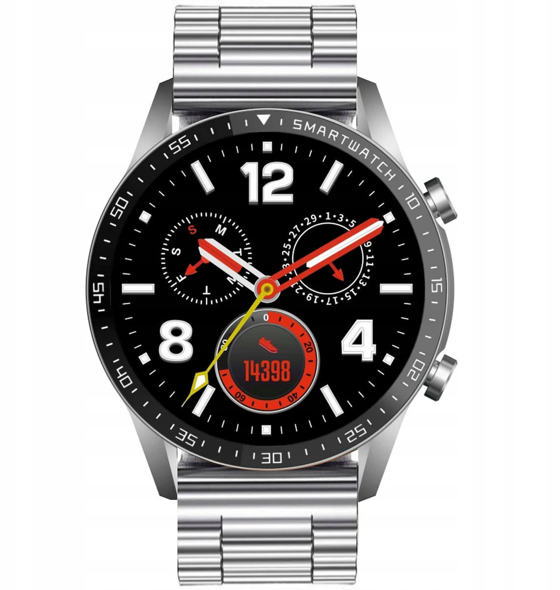 Gravity Smartwatch Silver Bracelet + Strap Gt10-6 vue 2