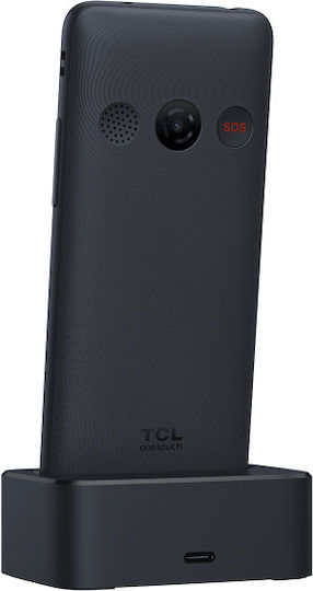 TCL Onetouch 4042S Dual SIM (125MB/125MB) Mobile with Buttons Gray view 5