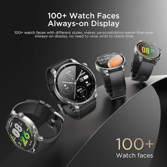 Joyroom Jr-fv1 Venture Series 1.43 Inch Bluetooth Call Smart Watch Supports Sleep Monitoring Blood Oxygen Detection Dark Grey view 7