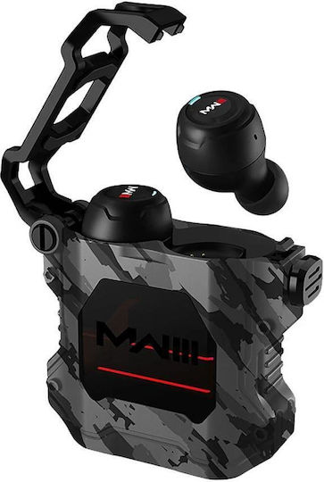 OTL 4G MW3 In-ear Bluetooth Handsfree Earphones with Charging Case Black Camo