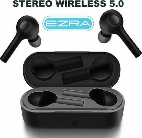 Ezra TWS08 In-ear Bluetooth Handsfree Earphones with Charging Case Black view 2