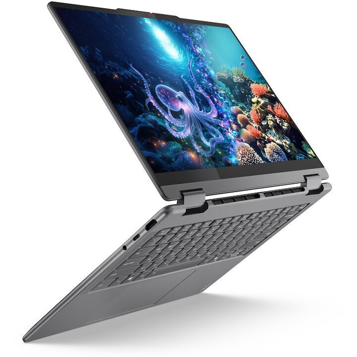 Lenovo Yoga 7 2-in-1 14ILL10 14" OLED FHD+ Touchscreen (Ultra 7-256V/16GB/512GB SSD/W11 Home) Luna Grey (International English Keyboard) view 6