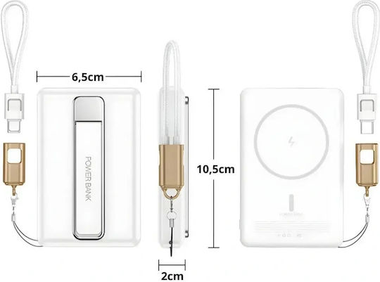 06399 MagSafe Power Bank 10000mAh 20W Quick Charge 3.0 Black view 5