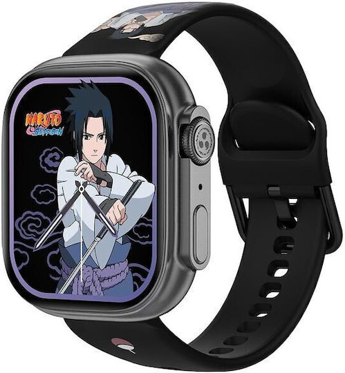 Abyx Fit Touch 5 Smartwatch with Heart Rate Monitor (Sasuke Uchiwa Space Gray)