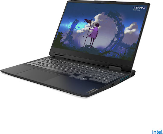 Lenovo IdeaPad Gaming 3 15IAH7 15.6" IPS FHD 120Hz (i7-12650H/16GB/512GB SSD/GeForce RTX 3060/W11 Home) Onyx Grey (International English Keyboard) view 1