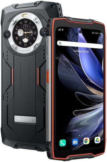 BlackView BV9300 Pro Dual SIM (12GB/256GB) Resistant Smartphone Orange view 3