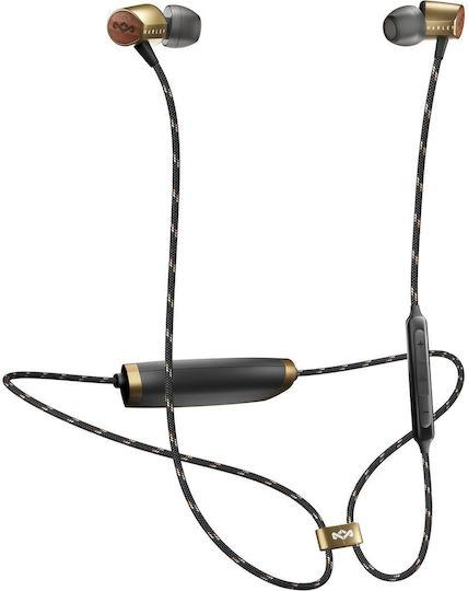 The House Of Marley Uplift 2 In-ear Bluetooth Handsfree Earphones Gold view 1