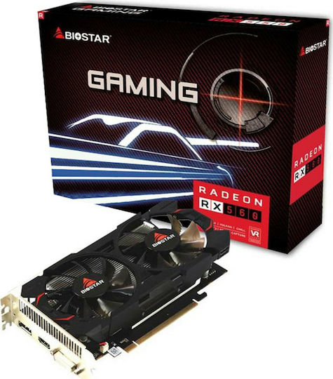 Biostar Radeon RX 560 4GB GDDR5 Graphics Card