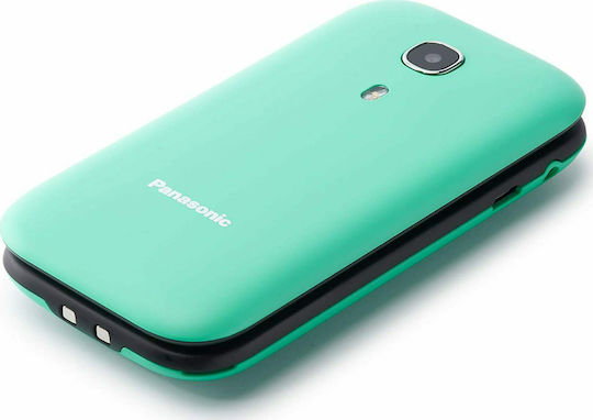 Panasonic KX-TU400 Single SIM Mobile with Large Buttons Turquoise view 8