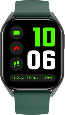 Canyon SW-58 Aluminium Waterproof Smartwatch with Heart Rate Monitor (Silver Green) view 3