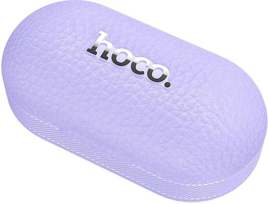 Hoco EQ19 In-ear Bluetooth Handsfree Earphones with Charging Case Purple view 2