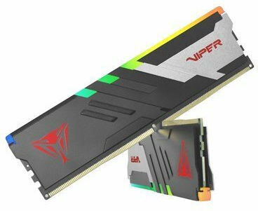 Patriot Viper Venom RGB DDR5 32GB RAM with 2x16GB Modules and Speed 6200 for Desktop PVVR532G600C36K vue 4