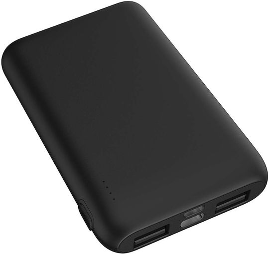 WOW Power Bank 5000mAh 10W with USB-A Port and USB-C Port Black view 4