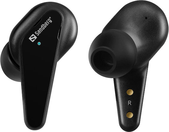 Sandberg Touch Pro In-ear Bluetooth Handsfree Earphones with Charging Case Black view 2