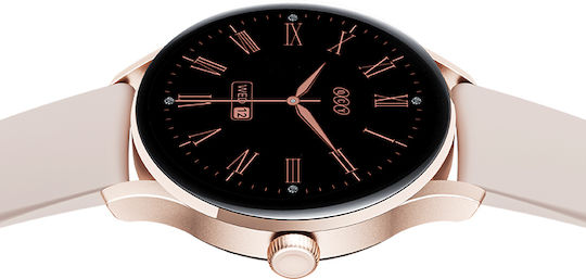 QCY Elite S11 Smartwatch with eSIM and Heart Rate Monitor (Rose Gold) view 2