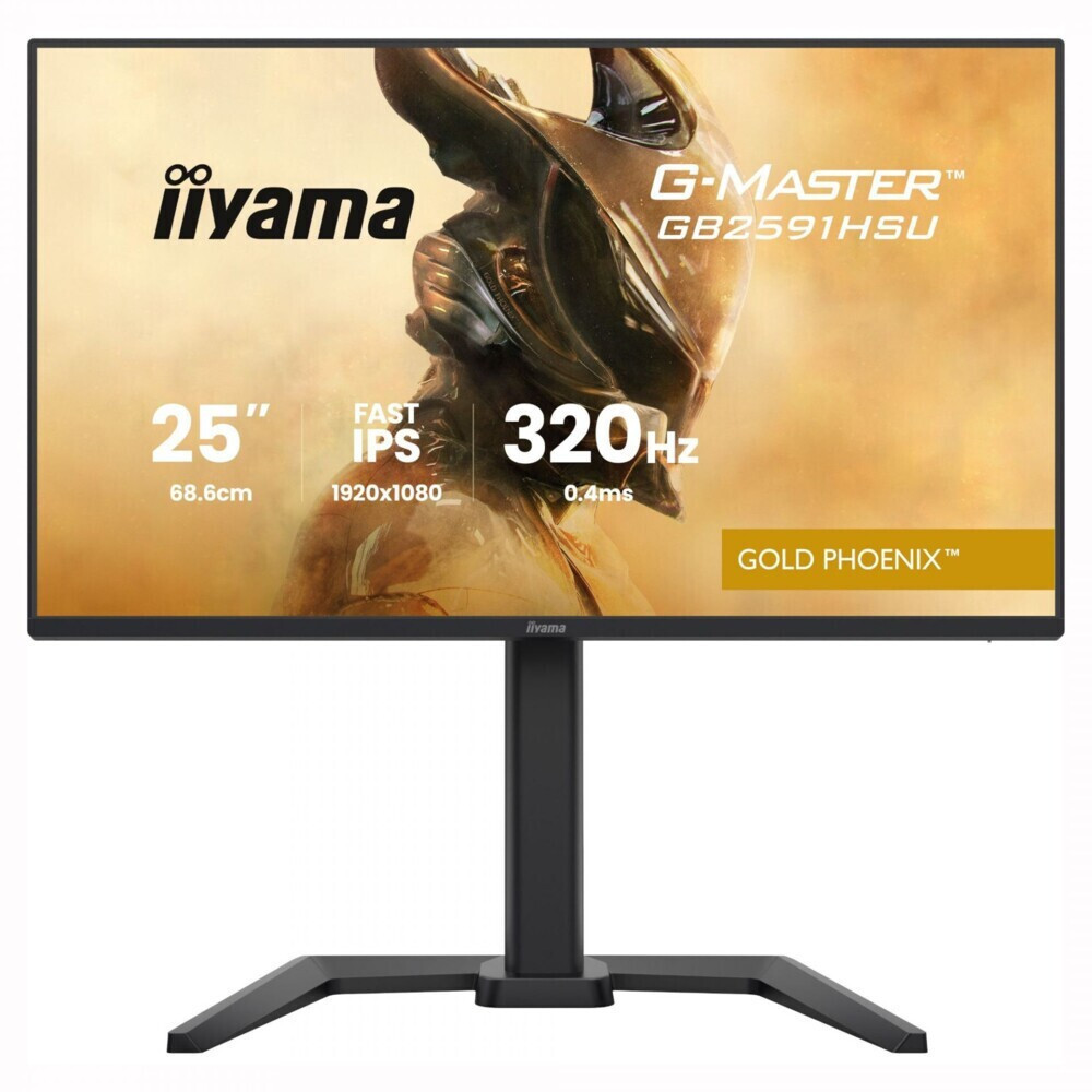 Iiyama GB2591HSU-B1 IPS HDR Gaming Monitor 24.5" FHD 1920x1080 320Hz view 1