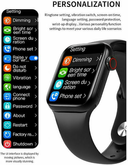 HW12 40mm Smartwatch (Red) view 4