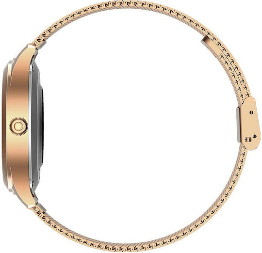 MaxCom FW42 40mm Smartwatch with Heart Rate Monitor (Gold) vue 5