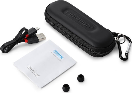 Fineblue RWS-X8 In-ear Bluetooth Handsfree Earphones with Charging Case Black / Gray view 9