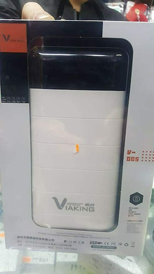 Viaking Power Bank 20000mAh with USB-A Port White view 3