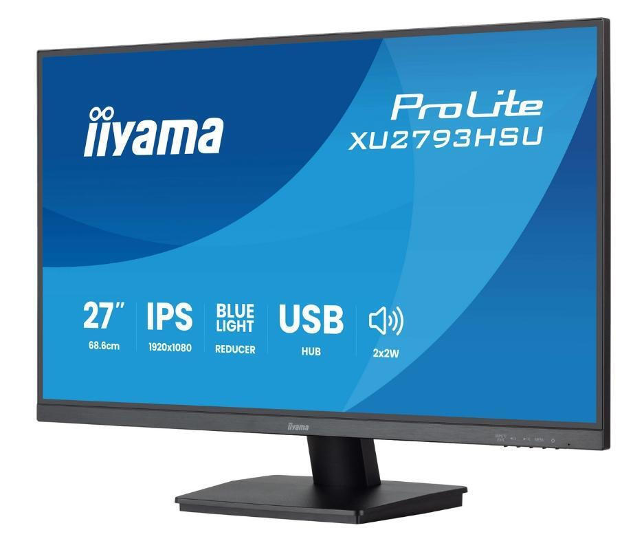 Iiyama ProLite XU2793HSU-B7 IPS Monitor 27" FHD 1920x1080 view 4