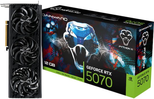 Gainward GeForce RTX 5070 12GB GDDR7 Python III Graphics Card view 1