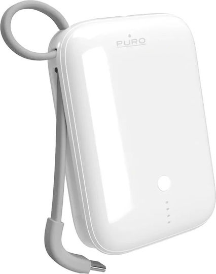 Puro Power Link 10 Plus 10000mAh 20W with USB-C Port Power Delivery White