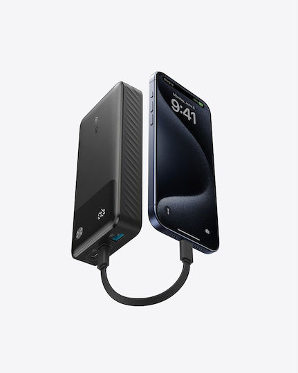 Anker Powercore 20000mAh 30W with USB-A Port and 2 USB-C Ports Power Delivery Black view 3