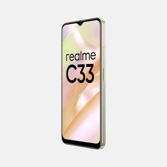 Realme C33 Dual SIM (4GB/128GB) Sandy Gold view 7